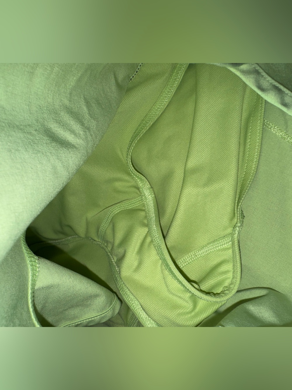 Lululemon Speed Up Shorts 2.5” Clean Mint Heathered Slate Size 4 EUC - Picture 11 of 13